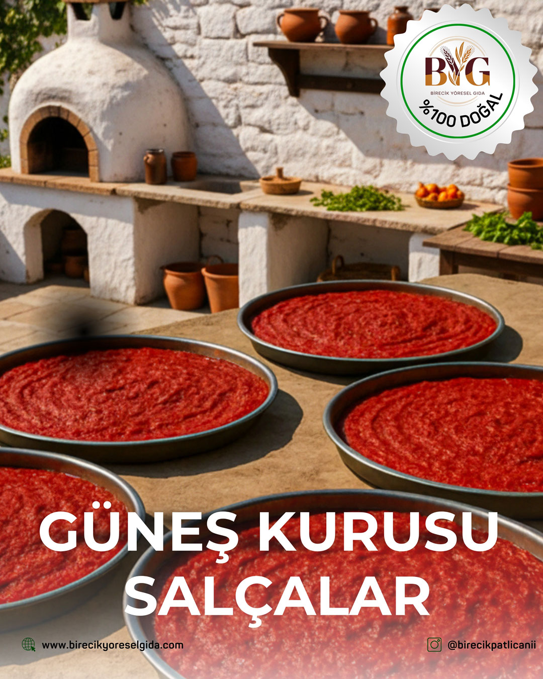 Güneş Kurusu Salçalar